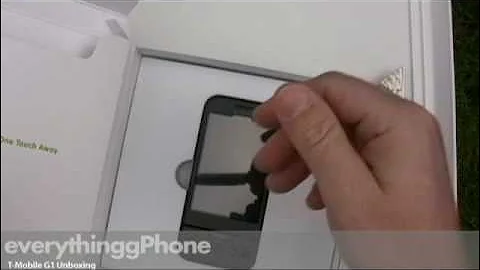 T-Mobile G1 Unboxing from Everything gPhone