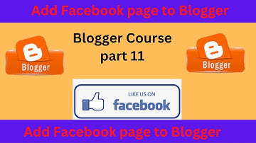 Add Facebook Page Plugin to Blogger - 2022| Add Facebook page to Blogger | Facebook Plugin