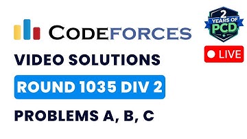 Codeforces Round 1035 (Div 2) | Video Solutions - A to C | by Vibhaas | TLE Eliminators