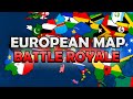 RANDOM WAR 100 BATTLE ROYALE! - Map of Europe EP 2