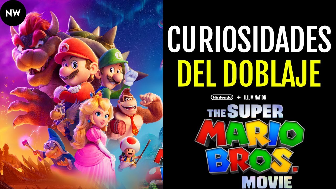 Curiosidades Super Mario Bros La Película Doblaje Latino - YouTube