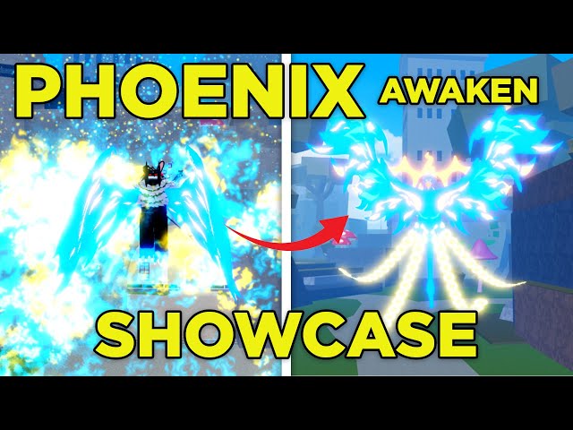 Blox Fruits Unawakened And Awakened Phoenix Fruit Showcase (ROBLOX) 