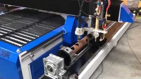 ACCTEK plasma cutting machine AKP1530R testing video 3