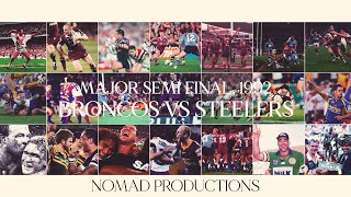 NSWRL Major Semi Final, 1992 - Brisbane Broncos vs Illawarra Steelers