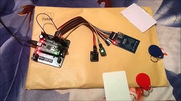Accessing RFID Tags  using MFRC522 Chip  Module on Micro Board