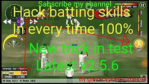 Wcc2 test me batsmen ki skills 100% badye Latest version 2.5.6 (root)