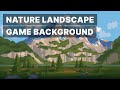 Nature Landscape Free Pixel Art Background