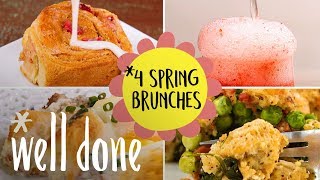 4 Tasty Spring Brunch Recipes: Strawberry Bellini, Vegetable Muffins \& More! | Recipe | Well Done