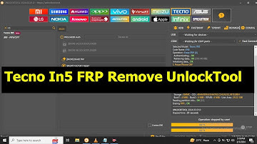 Tecno In5 FRP Remove UnlockTool