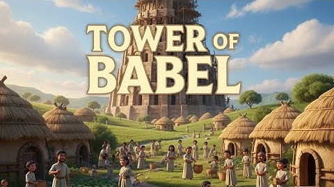 The Tower of Babel | Bible Story in English | Unity, Pride & God’s Plan ✨#myheavenlybook #bible
