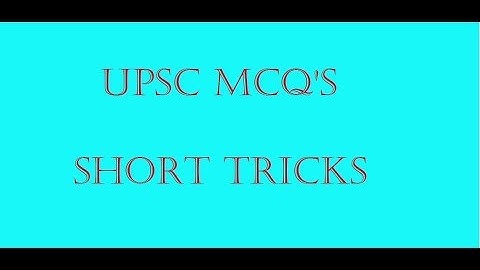 UPSC | CSE | IAS | SSC | Banking | MCQ