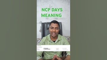 NCP DAYS IN PF Meaning #ncpdays #epfo #information #pf
