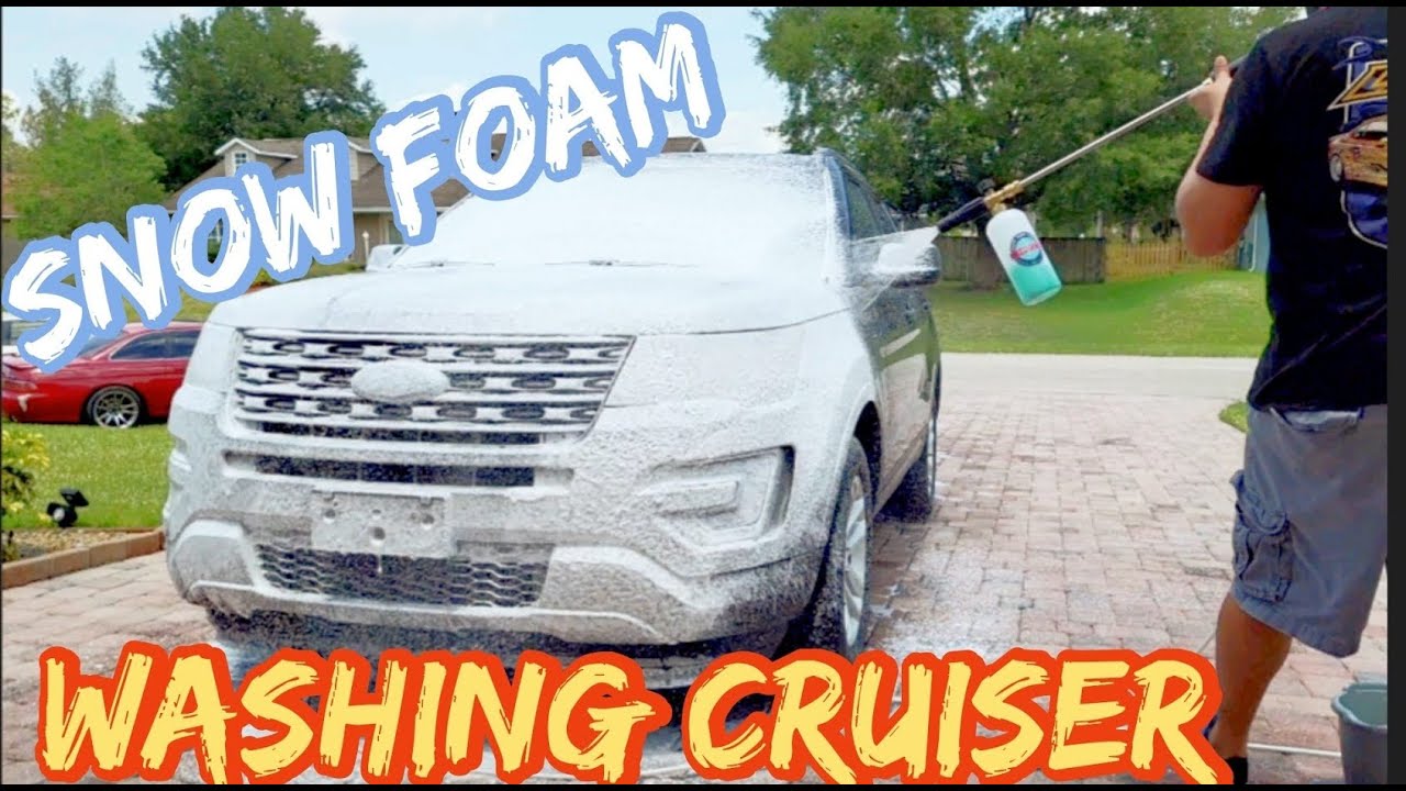 How to use a Foam Cannon. YouTube