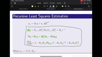 Least Squares Derivation | Robotics 6 - 2 | Software Training Fall 2021