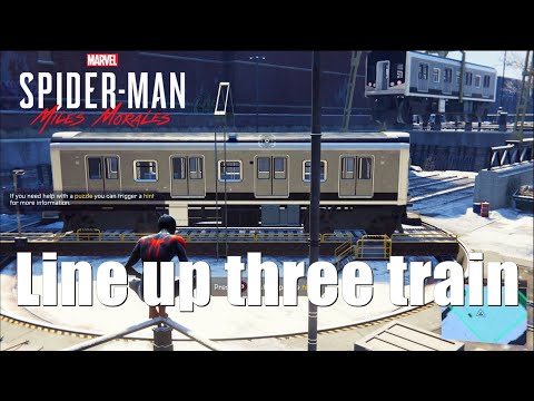 Harlem trains out of service Spider Man Miles Morales (How to line up the trains)