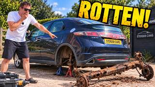 This Civic was ROTTEN