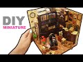 DIY Miniature Dollhouse Room #4: Vintage Library | Manilature