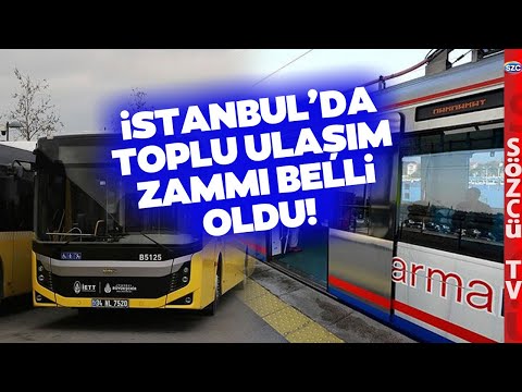 İstanbul'da Toplu Ulaşıma Zam! Taksi İETT Tam Bilet ve Öğrenci Bileti Ne Kadar Oldu?