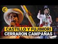 Elecciones 2021: Así fueron los cierres de campaña de Pedro Castillo y Keiko Fujimori