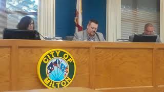 Milton City Council discuss TPO Representative at June 13 council meeting