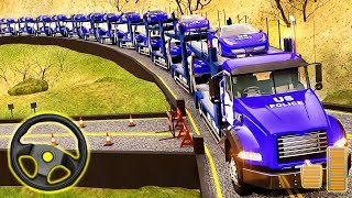 US Police Car Transporter Plane - Police Truck Simulator | Android Gameplay screenshot 2