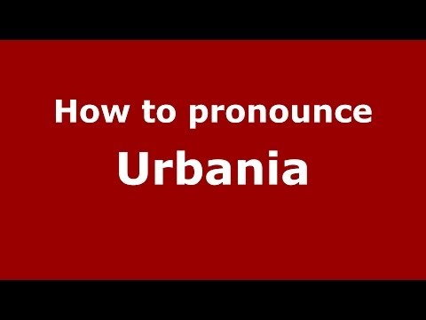 Video: Was Ist Urbania?