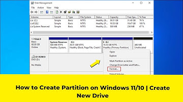 How to Create Partition on Windows 11/10 | Create New Drive