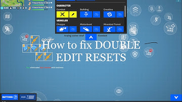 How to Fix DOUBLE EDIT RESETS on Fortnite Mobile | NEW HUD Features UPDATE