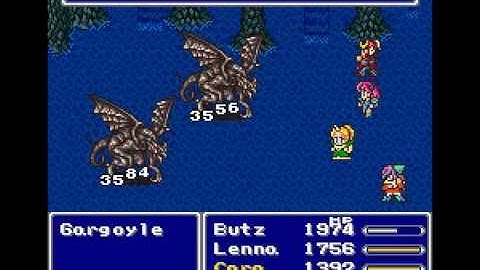Final Fantasy 5 Boss Rush! - Gargoyle 4th [46 of 59]