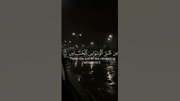 سوره الناس بصوت الشيخ احمد العجمي - شغله قبل النوم راحه نفسيه 🌿💗 #حالات_واتس_دينيه 💖🌿
