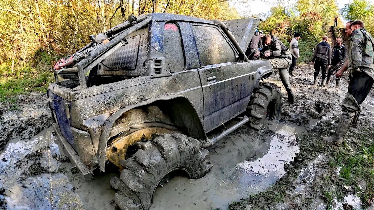 OFFROADOWA KATASTROFA - wszystkie auta utopione. Błotne manewry z Keryndy Offroad & JasMud4x4 🔥🔥🔥