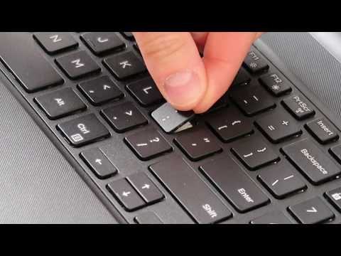How To Fix Dell XPS Key - Replace Keyboard Key Small Sized Normal Letter Number Arrow