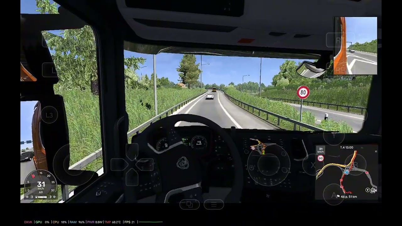 ETS2 trên Android #trending #steamgaming #loragaming #gamehay #ets2 #eurotrucksimulator2 #games 