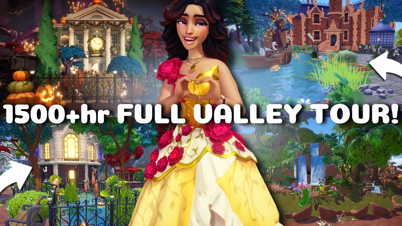 Я наконец-то ЗАКОНЧИЛ свою долину после более чем 1500 ЧАСОВ!! ✨ ПОЛНЫЙ ТУР ПО ДОЛИНЕ | Disney Dr...