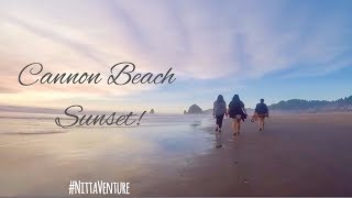 Beautiful Oregon Sunset | Cannon Beach | #NittaVenture