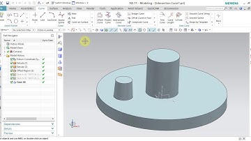 Học NX CAD Online - Bài 11 : Intersection Curve - Tạo đường giao từ hai bề mặt