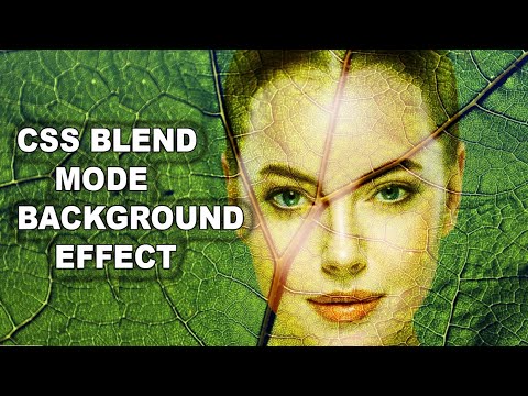 CSS Blend Mode Background Effect with HTML and CSS