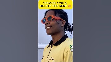 CHOOSE ONE & DELETE THE REST 🤔 #ASAPRocky #PlayboiCarti #TylerTheCreator #TravisScott