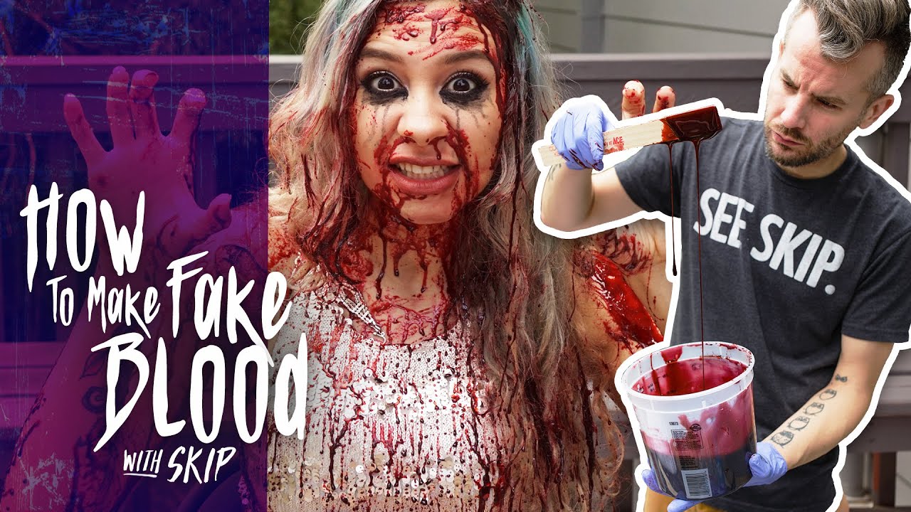 How To Make Fake Blood For Halloween Or Just For Fun