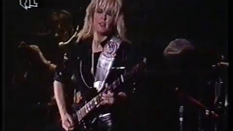 Lita Ford - Back to the Cave (Live in Germany 1988)
