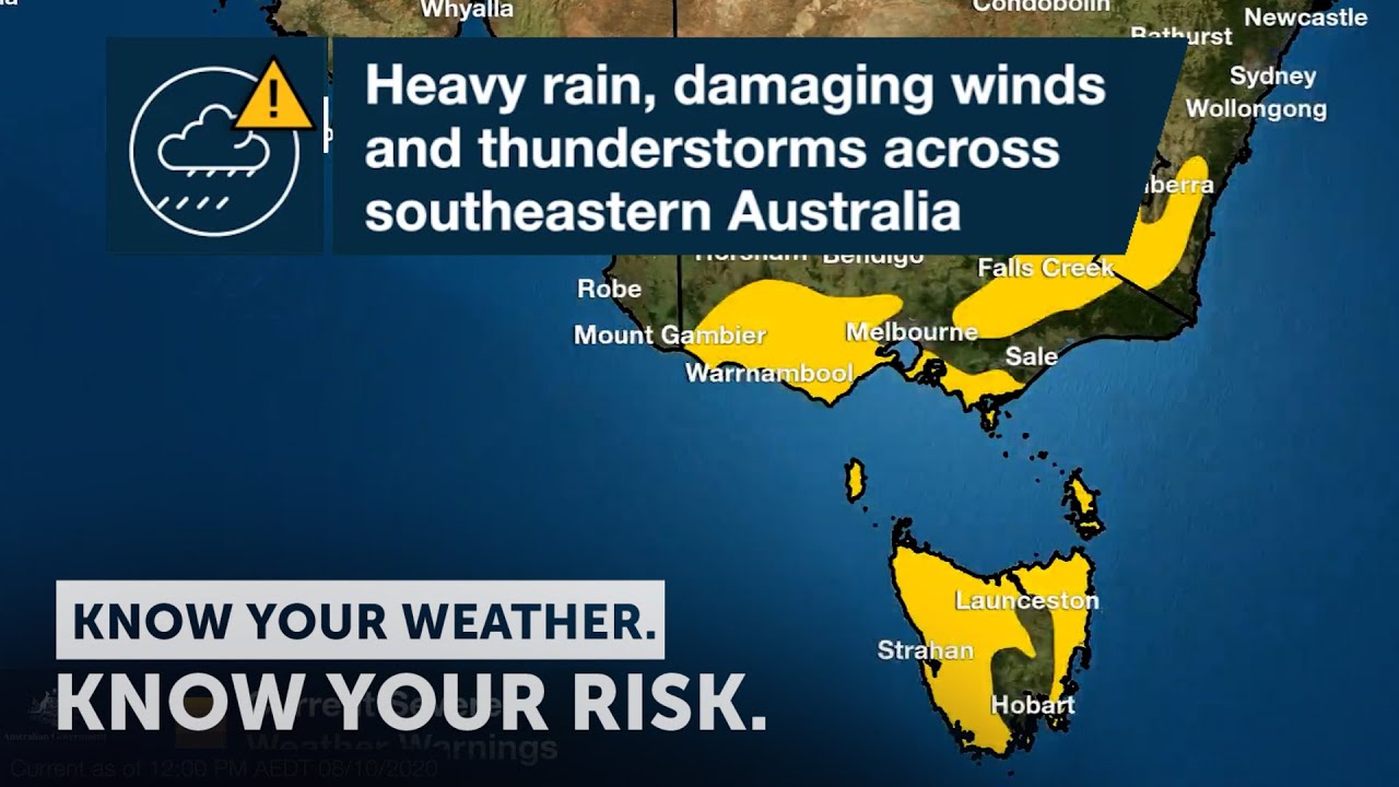 Severe Weather Update: heavy rainfall, damaging winds and thunderstorms ...