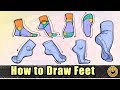 How to draw the feet RIGHT!