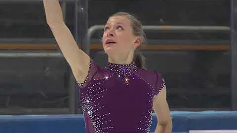 Lorine Schild - French Figure Skating Championship...