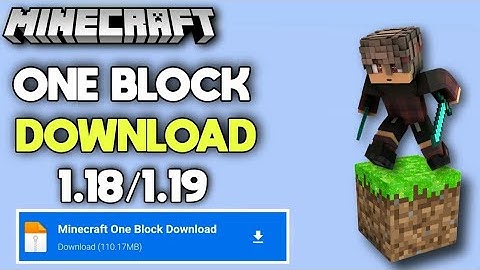 How to Download and Install One block Survival Map in Minecraft 1.19 | Minecraft One Block Survival