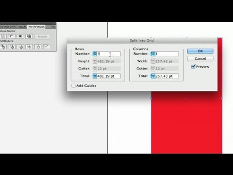 Cutting Graphics Into Equal-Sized Pieces in Adobe Illustrator : Adobe Illustrator Tutorials