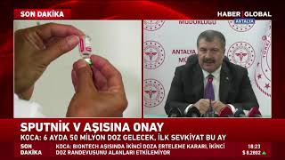 Son Daki̇ka Sağlık Bakanı Fahrettin Kocadan Flaş Rus Aşısı Sputnik V Açıklaması