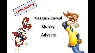 (1993 -2022) Nesquik Quicky Rabbit Adverts Compilation