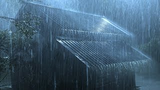 3 Minutes To Calm and Help You Sleep Instantly with Heavy Rain \& Gruesome Thunder Sounds at Night