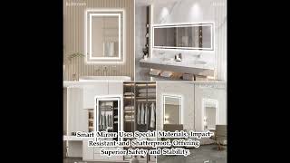 Builder Lux Tempered Glass Frameless LED Bathroom Mirror