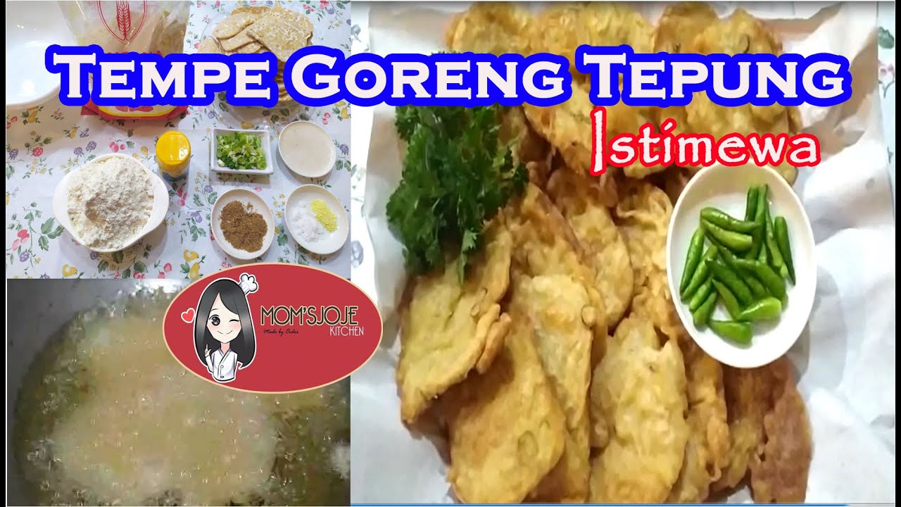 Tempe Goreng Tepung Istimewa - YouTube